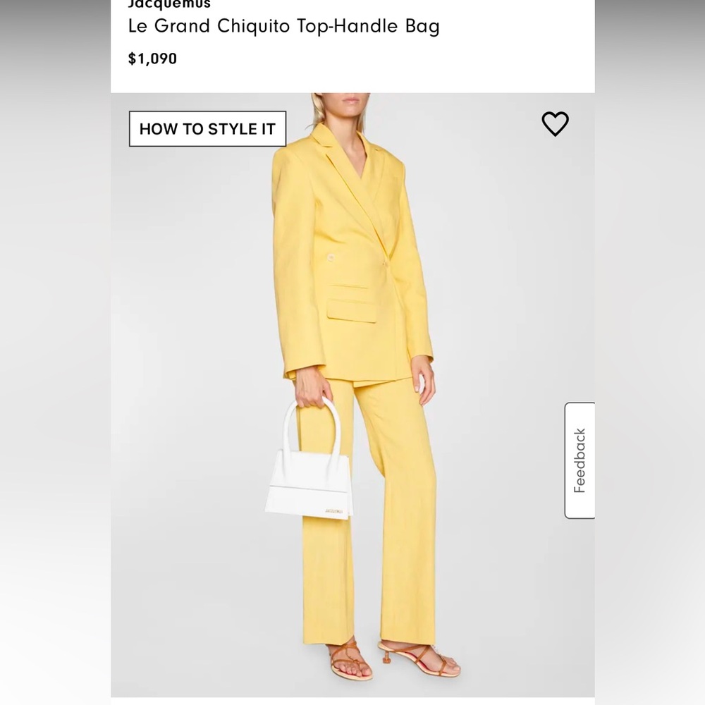 Jacquemus Le Grand Chiquito Large Leather Handbag - Picture 16 of 16